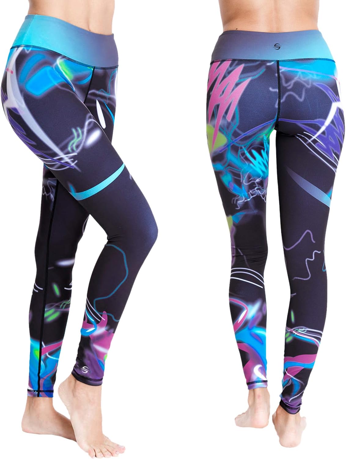 Surf and Swim Leggings for Women, UPF 50+ Yoga Pants Women image 1