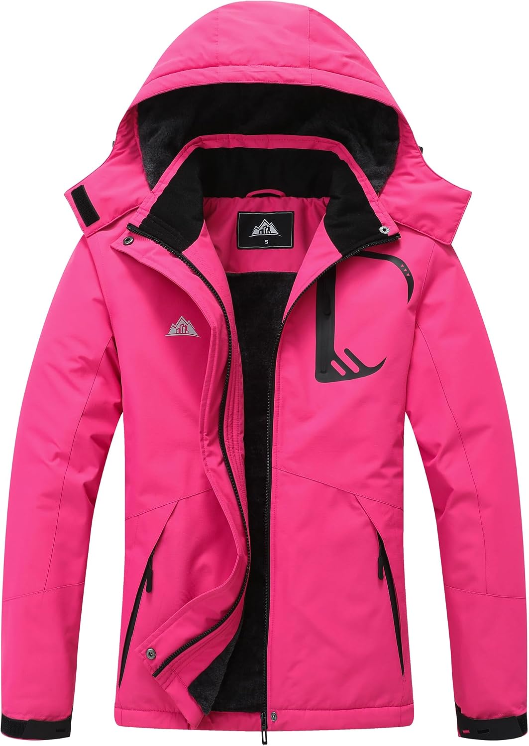 MOERDENG Grey Winter Ski Jacket image 1